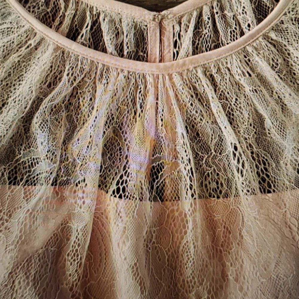 ADRIANNA PAPEL CHANTILLY LACE TIER DRESS SIZE 8 - Picture 5 of 8